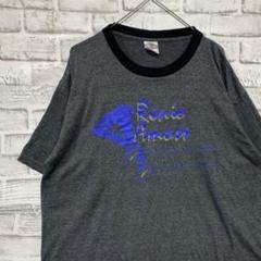 USA製90sヴィンテージTシャツ！シングルステッチグレーショート丈古着XL10