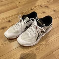 美品asics バレーボールシューズ ジャパンJAPAN ホワイト23 23.5