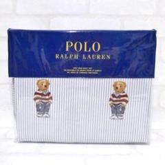 ラルフローレン　ポロベア　フィッティドシーツ ヴィンテージ フィッテッドシーツ（ツインサイズ） 【ラルフ