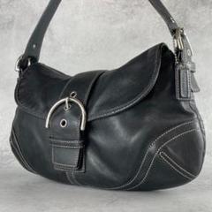 Coach 9248 MEDIUM Vintage Soho Y2K Black Leather Shoulder