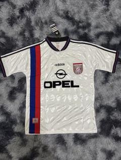 adidas FC Bayern シャツ 白/赤/青 96/98 L