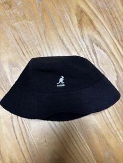 KANGOL 黒 バケットハット フリース