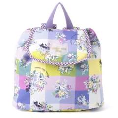 【新品　未使用】アナスイミニ　リュック　ネコ　ラベンダー　花