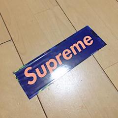 Supreme Box Logo Sticker ネイビー