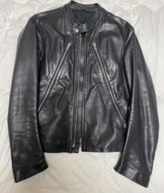 魅力の Margiela/マルジェラ/ハの字レザーライダース/25 Maison - ライダースジャケット