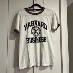 古着　champion トリコタグ　80年代　Harvard リンガーTシャツ