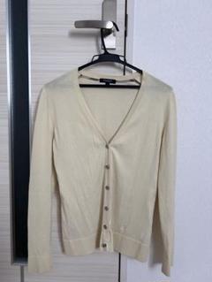 BURBERRY クリーム色 カーディガン 長袖