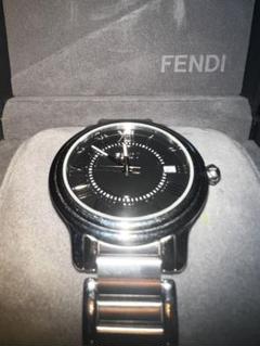 FENDI シルバー スクエア型腕時計 FENDI フェンディ スクエアフェイス 腕時計 3300L シルバー