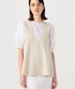 美品⭐️ ballsey ファブリックコンビ パフスリーブ　プルオーバー