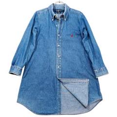 逸品】90SラルフローレンデニムシャツXL BLAIRE ポニー刺繍
