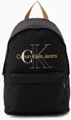 ☆美品☆Calvin Klein Jeansロゴ キャンパス ブラックリュック