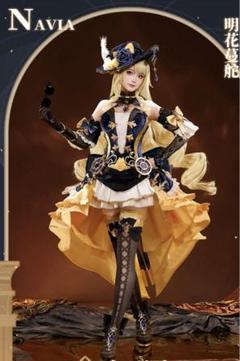 【最終価格】原神 ナヴィア 【フルセット】衣装＋ウィッグ＋靴＋傘＋サングラス 最終価格】原神 ナヴィア 【フルセット】衣装＋ウィッグ＋靴＋傘