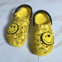 希少♡クロックス クラシック プラットフォーム スマイリークロッグ 厚底サンダル