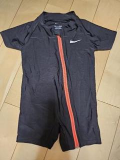 Nike 水着 黒 オレンジ 100