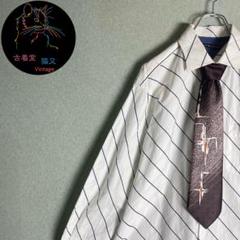 ✮長袖シャツ　ネクタイシャツ　TOMMY HILFIGER　チェック　XL✮