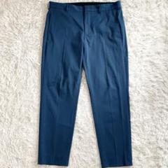 【極美品】春夏物 PTトリノ 綿ストレッチ パンツ 46 M (80) ブルー PT TORINO - INDIE / TAPERD FIT コットン ポリエステル