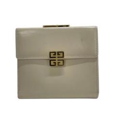新品 未使用 90s GIVENCHY ジバンシー 二つ折り財布 がま口 本革 GIVENCHY ジバンシー 二つ折り財布 がま口 ヴィンテージ モノグラム