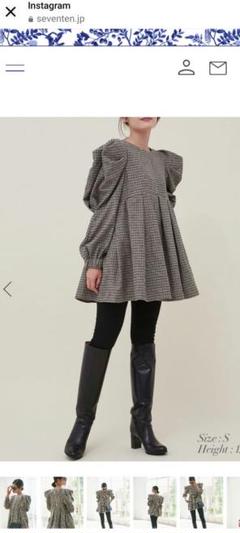 再入荷】フラワーシフォンチュニック - seventen