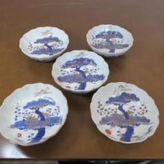 なます皿 5枚 金彩 松竹梅 色絵付 鶴亀 なます皿 5枚 金彩 松竹梅 色絵付 鶴亀 - メルカリ