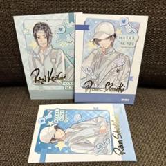 藍忘機　藍景儀　藍曦臣　箔押し風コレクションカード　魔道祖師 公式茶屋 魔道学園