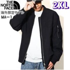ラスト1点　韓国限定　2XL　ノースフェイス　MA1　ジャケット　ブルゾン　黒