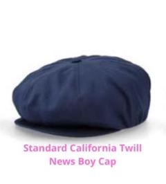 25日まで値下げ！スタンダードカルフォルニアTwillNews Boy Cap 25日まで値下げ！スタンダードカルフォルニアTwillNews Boy Cap