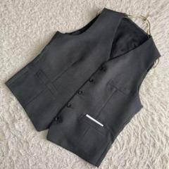 ❤️タケオキクチ❤️ベスト　サージ ベストフォーマルジレ ◇【DORMEUIL】オルタネートストライプ ベスト（ベスト(単品
