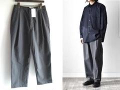 新品タグ付 STILL BY HAND 25SS 1タックオックスナイロンパンツ