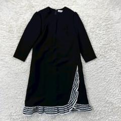 極美品✨ボーダーズアットバルコニー 21SS TRIMMED DRESS 36 極美品✨ボーダーズアットバルコニー 21SS TRIMMED DRESS 36