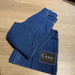 N*N様 Gucci ダークブルー ブーツカットデニム N*N様 Gucci ダークブルー ブーツカットデニム - メルカリ