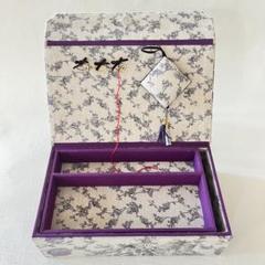 カルトナージュ 裁縫箱 フランス生地 道具箱 ハンドメイド
