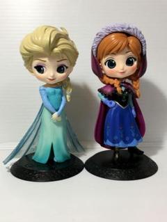 Qposket アナと雪の女王 アナ雪 アナ Anna フィギュア 2種類セット