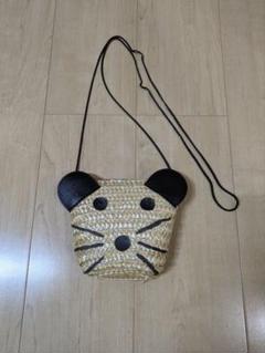 サコッシュ ポシェット ネズミ カゴバッグ