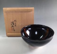 瀬戸焼　洞山窯　亀井清市作　 天目菊花　抹茶茶碗　茶道具　茶道 瀬戸焼 洞山窯 亀井清市作 天目菊花 抹茶茶碗 茶道具 茶道
