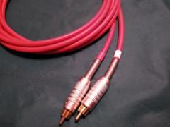 Canare L-4E6S RCAケーブル 赤 2m ペア