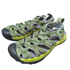 【極美品】キーン KEEN ウィスパー グリーン × グレー メンズ 28cm 極美品】キーン KEEN ウィスパー グリーン × グレー メンズ 28cm