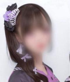 デカリボン　JK 盛り髪 紫 デカリボン 盛り髪 JK 体育祭 紫 - メルカリ
