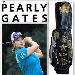 新品未使用 PEARLY GATES ブラックキャディバッグ 原英莉花