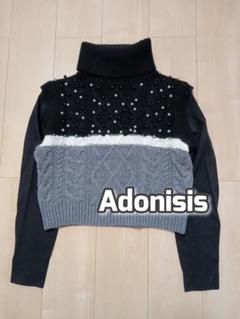 Adonisis アドニシス　グレー ニットベスト フリル袖【未使用品】 Adonisis - Adonisis WEB STORE 公式通販サイト｜アドニシス