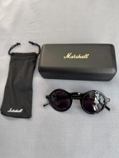 Marshall　マーシャル　サングラス　アイウェア ブラック ケース付き