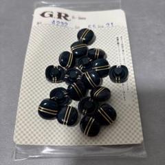 ご愛顧感謝価格！送料無料！レトロなボタン ネイビー 13mm