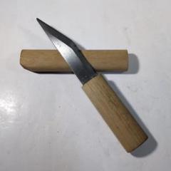 極上接木小刀 曲タイプ 籐巻仕様 梅心子圀光 全長190mm - 【通販