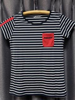 Babolat ストライプ Tシャツ Mサイズ