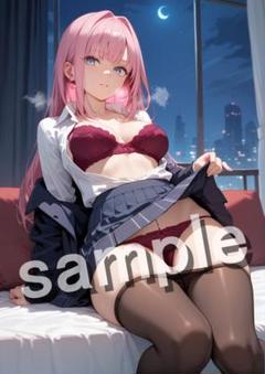 AI 美女 ポスター A4 サイズ 美女 アート イラスト IN-9