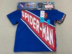 K07411）新品 マーベル スパイダーマン キッズ Tシャツ 4枚セット 4T