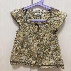 familir 花柄フリル袖トップス 120