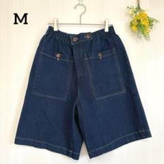 hem me デニムショートパンツ ハーフパンツ カジュアル ブルー M
