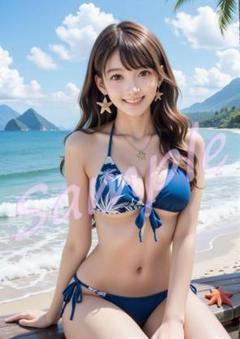 GB039【1点物】A4ポスター AI 写真 リアル 美女 グラビア 彼女