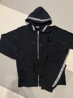 DIESEL ディーゼル スウェット セットアップ メンズ 黒 上下セット DIESEL ディーゼル セットアップ メンズ 上下セット ジャージ