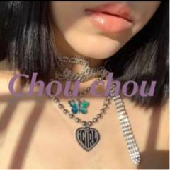 ハート シルバーボールチェーンネックレス ヒップホップ